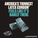 BareSkin Raw Thin Lubricated Condoms, 24 Count, America's #1 Condom Brand
