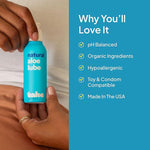 Aloe-Based Natural Lubricant – Hydrating, pH-Balanced, Non-Sticky, 3.3 fl oz