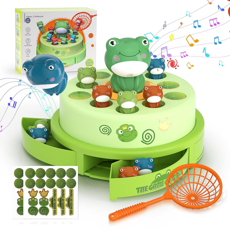 Frog Pop Up Board Game For Kids 4 6,Family Games Toys For 5 7 Boys Girls,Catch