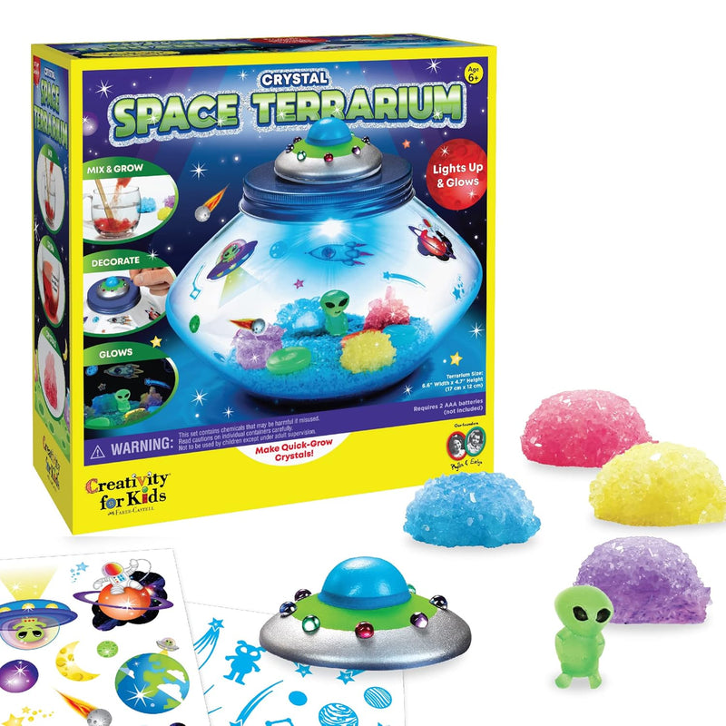Crystal Space Terrarium Kit Crystal Growing Kit For Kids Diy Stem Science K