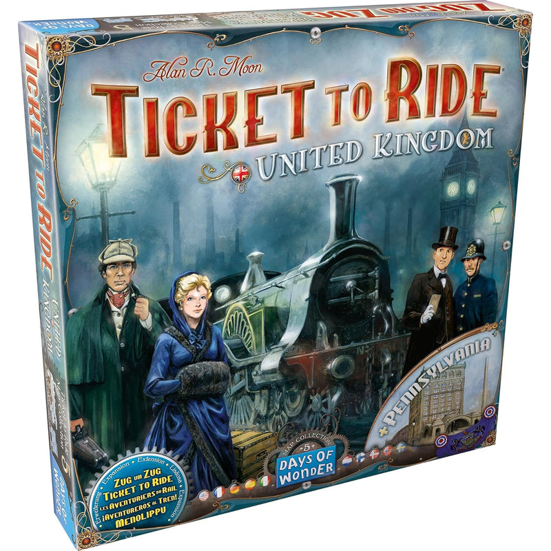 Ticket to Ride United Kingdom + Pennsylvania Board Game EXPANSION - Strateg
