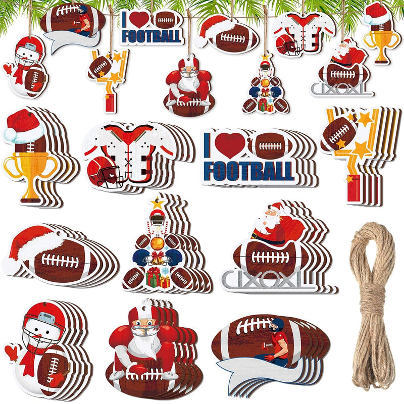 40 Football Ornaments For Christmas Tree Football Coach Gift School Football T