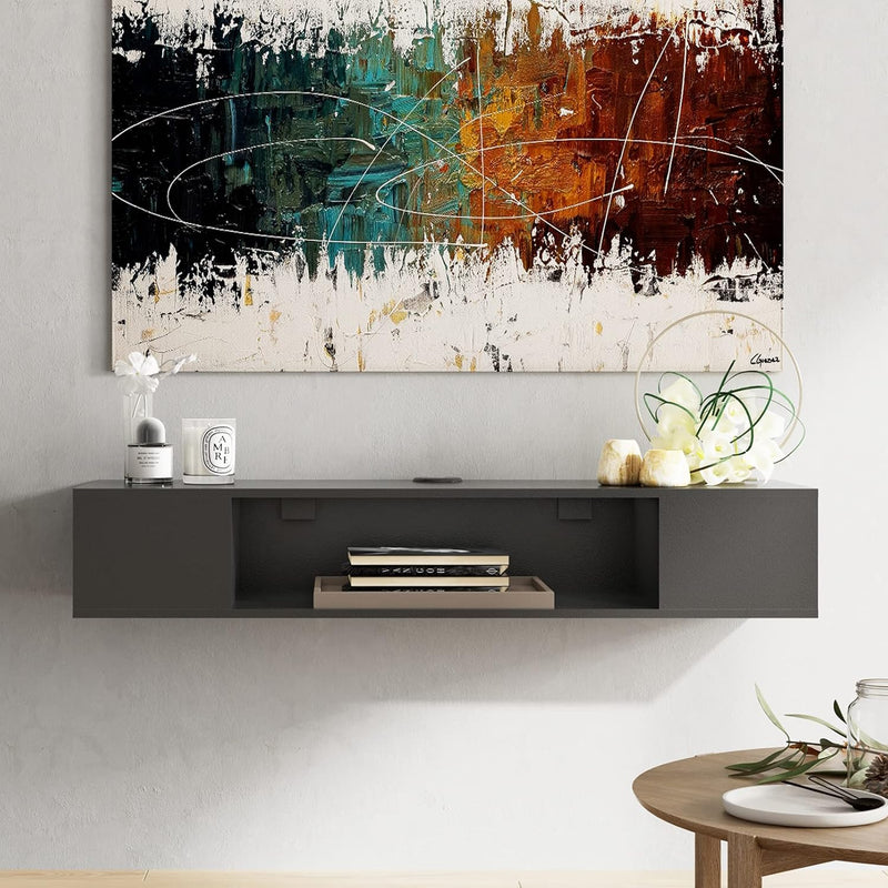 Floating Tv Stand Shelf, Wall Mounted Entertainment Center Media Console Compo