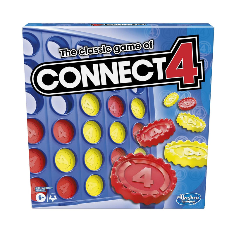 Connect 4 Classic Grid,4 In A Row Game,Strategy Board Games For Kids,2 Play