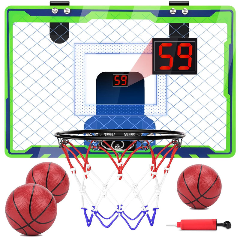 Mini Over The Door Basketball Hoop Indoor For Kids, Small Office Basketball