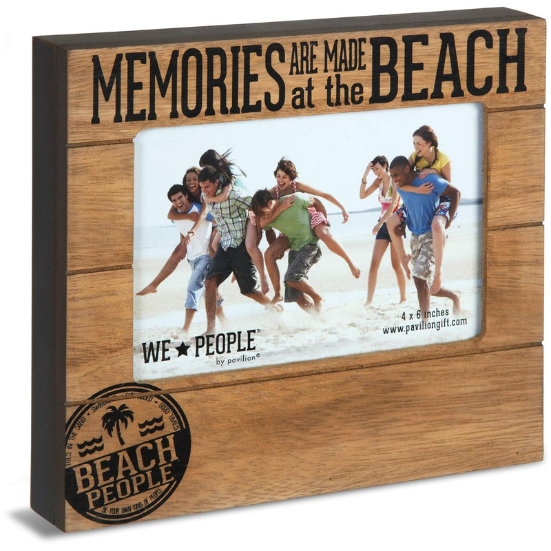67066 Memories Are Made At The Beach Photo Frame, 7-1/2 X 6-3/4"