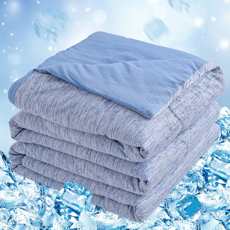 Cooling Comforter King Size,Cooling Blanket With Q-Max > 0.45 Arc-Chill Coolin