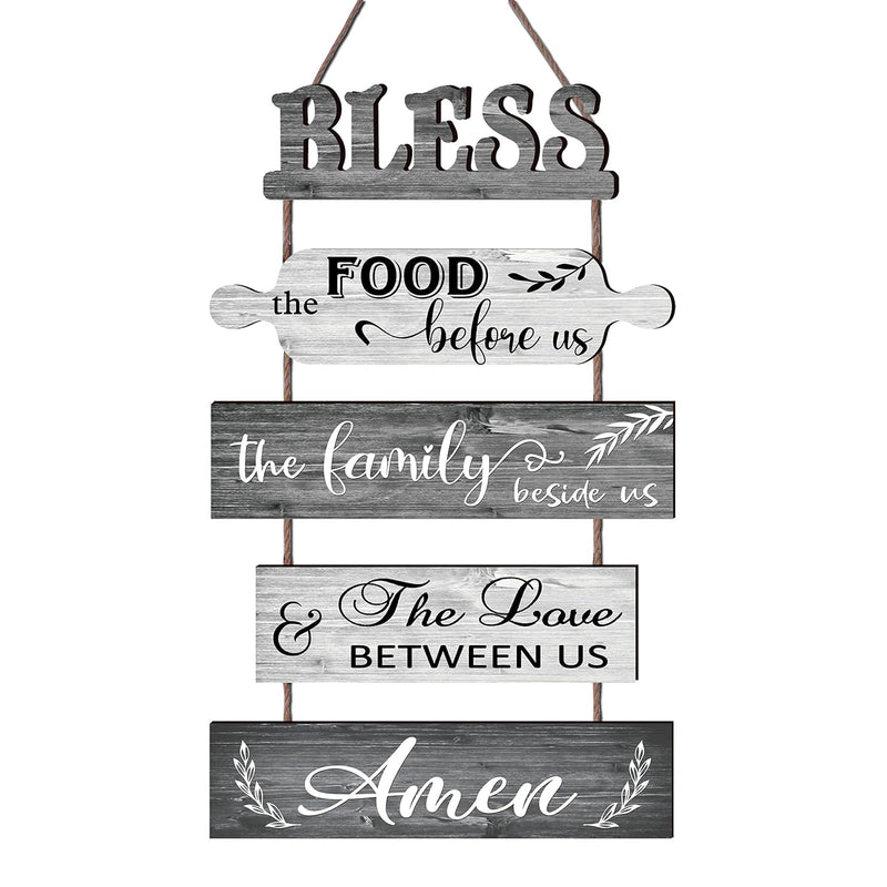 Bless The Food Before Us Farmhouse Kitchen Wall Decor - Dining Room Decoration