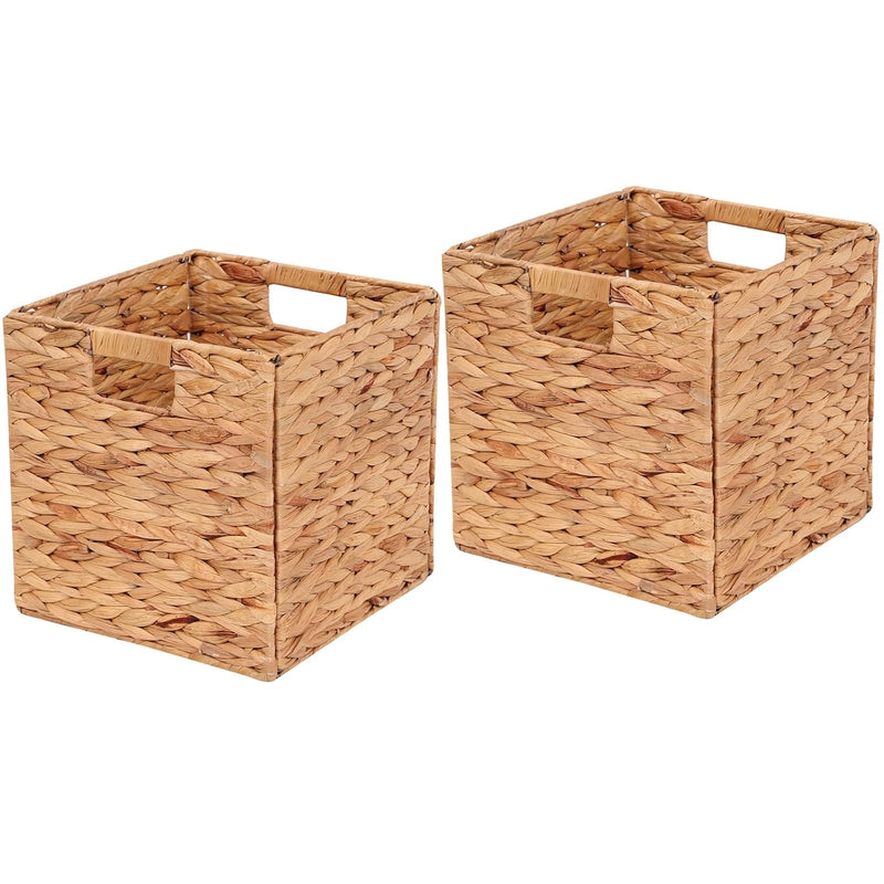 Wicker Storage Cubes Wicker Storage Baskets Rectangular Laundry Organizer Totes