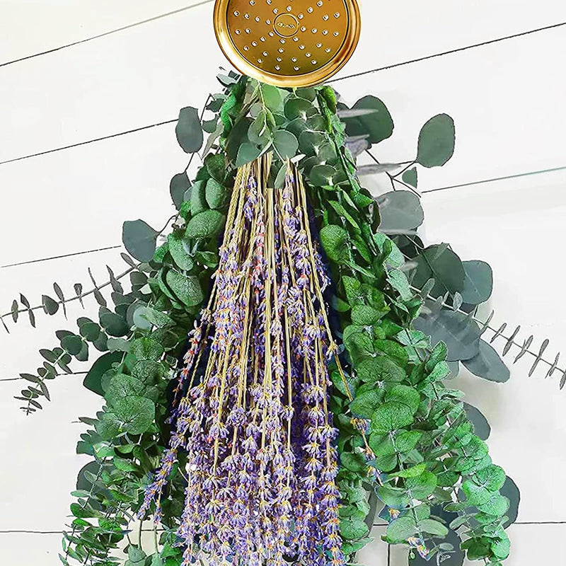 115 Pcs Large Dried Preserved Eucalyptus Stems & Lavender Flowers Bundle For S