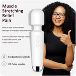 Vibrator Adult Sex Toys For Women, Vibrators Thrusting Dildos Sex Toys With 20 Patterns And 8 Speeds, G Spot Clit Stimulator Pleasure Tools For Female Couples Games Vibradores (White)