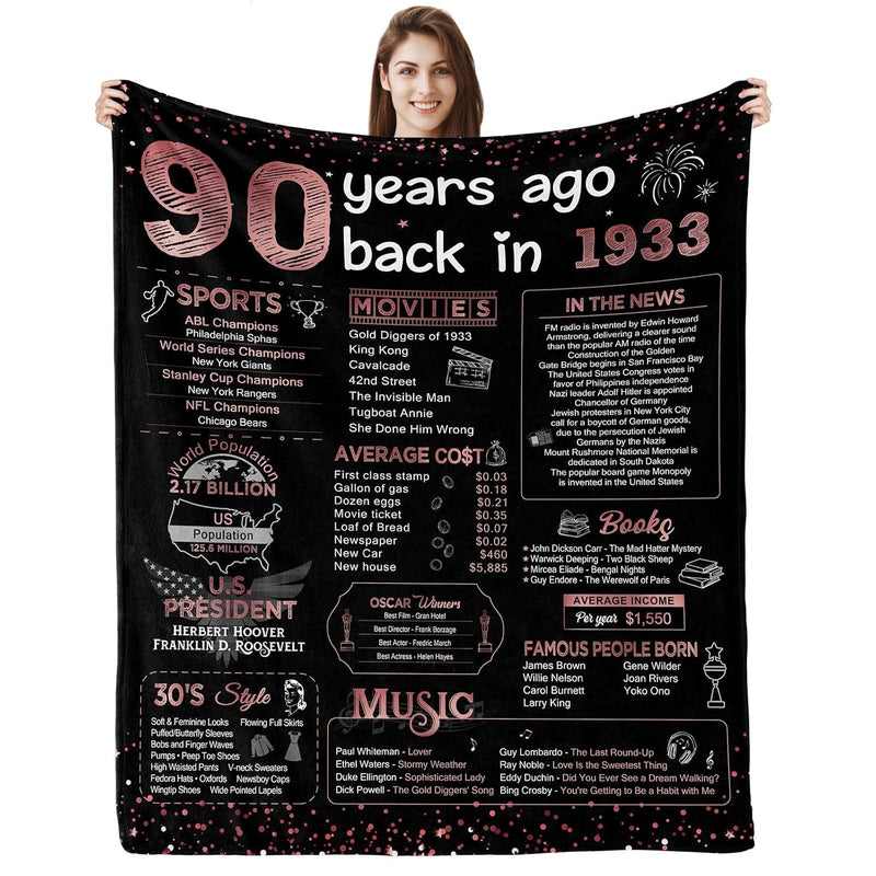 90Th Birthday Gifts For Women 90Th Birthday Decorations For Women 90Th Birthda