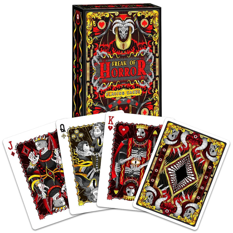 Horror Playing Cards Scary Spooky Board Game Poker Paper Card With Jokers