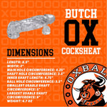 Butch - Realistic Cockextender Sleeve - Girth Enhancer & Length Booster For Men - Super Soft Silicone Sheath - Flared Head & Vein Texture For Natural Feel - Clear