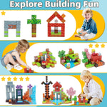 150-Piece Magnetic Building Blocks Set for Kids with STEM Construction Play