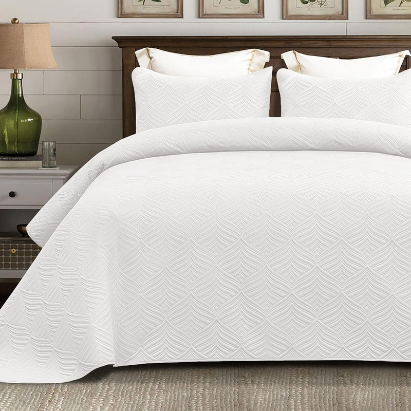 Premium Quality Ultra Soft Quilt Set Queen Size For All Season, Pre-Washed Mic