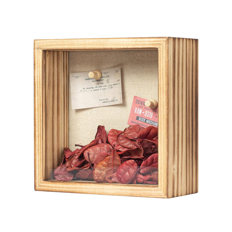 Shadow Box Frame 6X6 Shadow Box Display Case With Linen Back Of Awards Memorab
