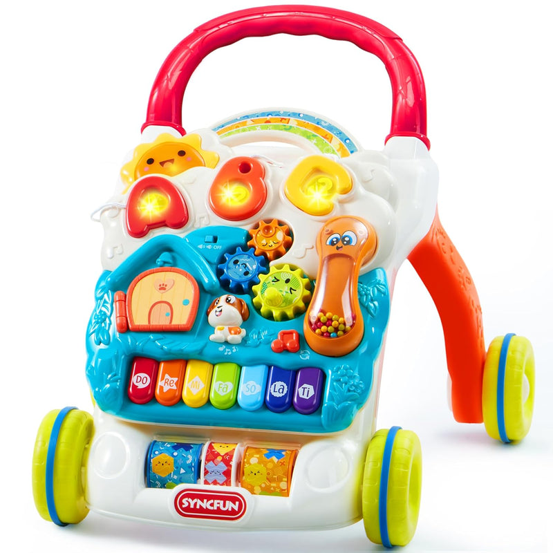 Baby Learning Walker, 2 In 1 Sit To Stand Learning Toys, Baby Toys 6 12 Mon