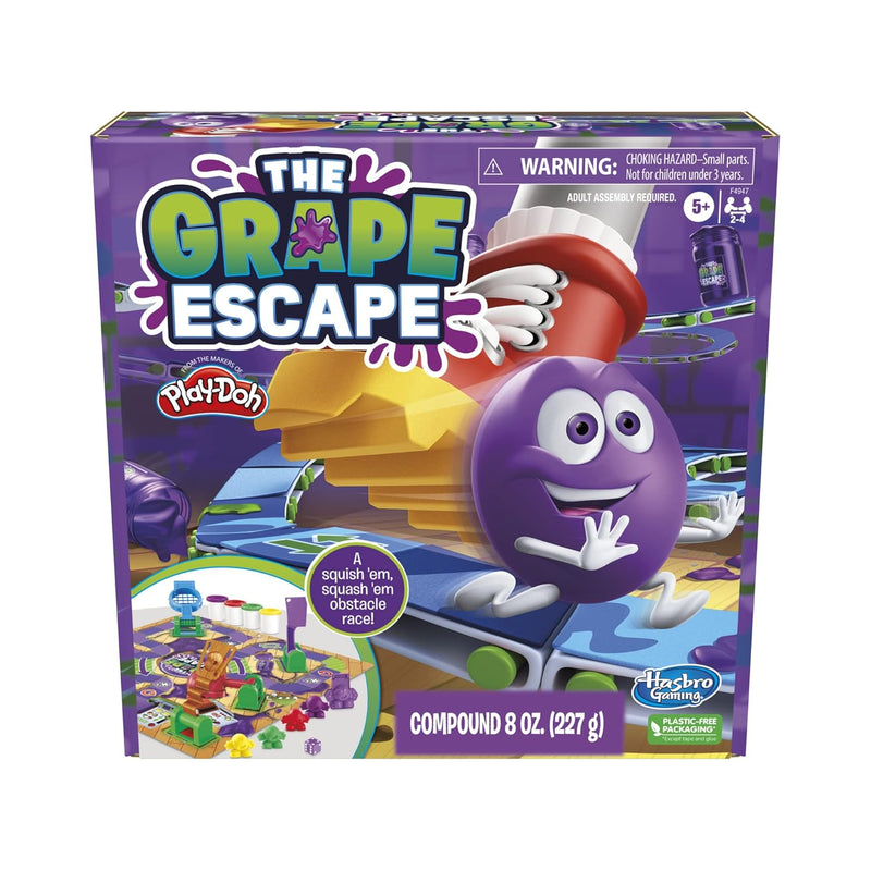 Grape Escape Board Game For Kids Ages 5 And Up, Fun Family Game With Modeli