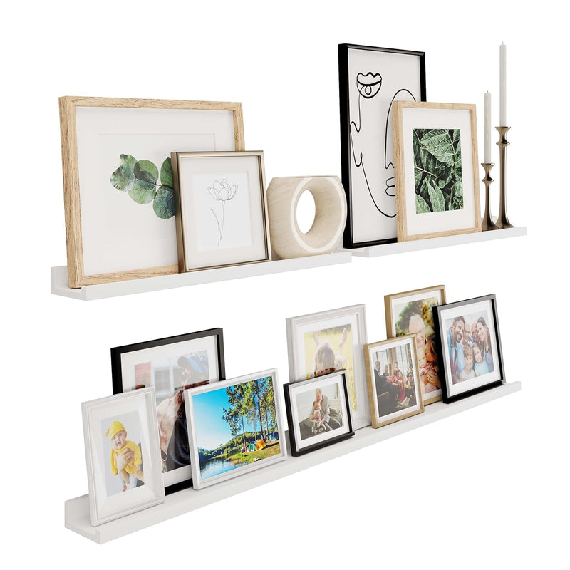 Denver Multi Size 48"-24"-24" Floating Shelves For Picture Frames Collage Wall