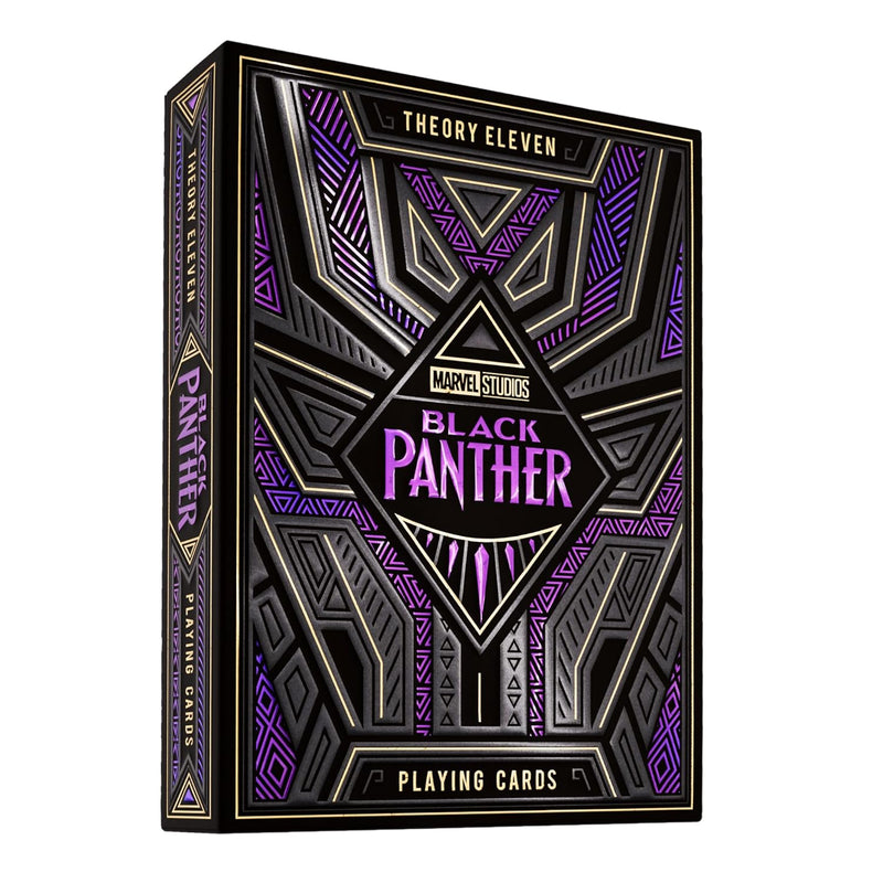 Black Panther Premium Marvel Playing Cards, Poker Size Standard Index, Foil