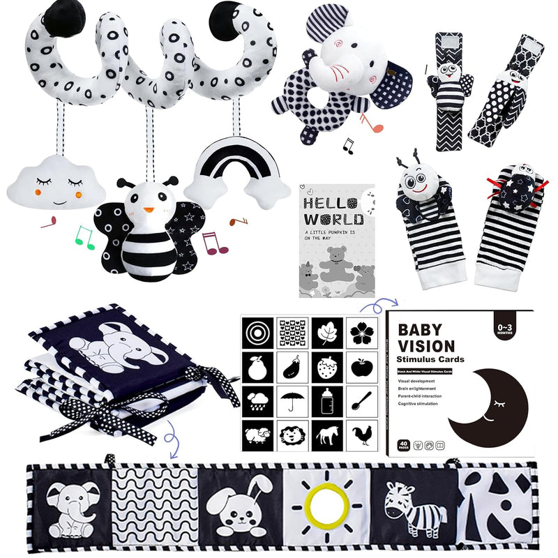 Black And White Sensory Toys For Babies,Montessori Toys For Babies,High Con