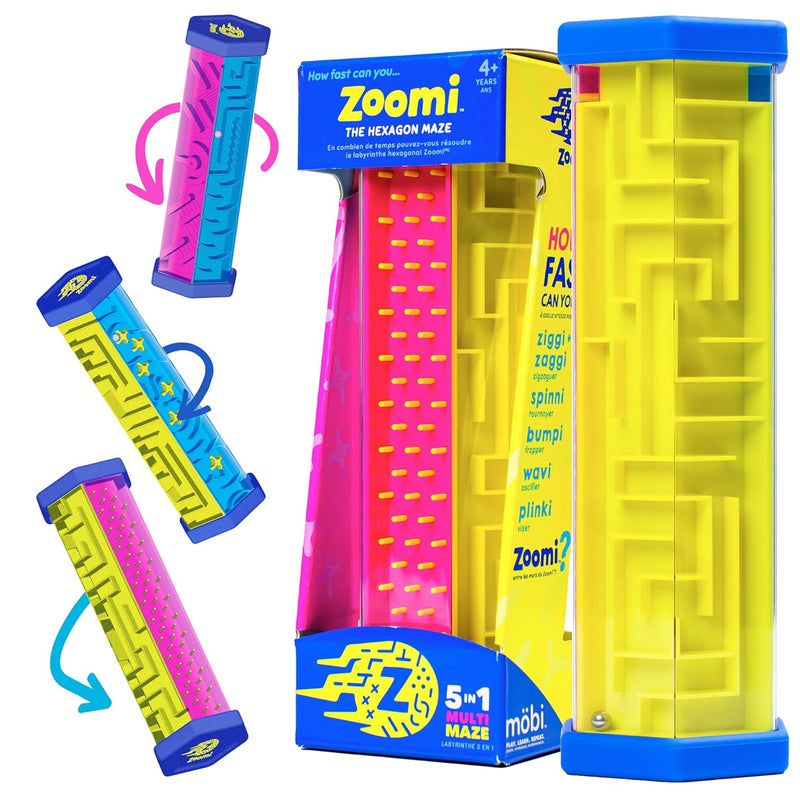 Mobi Zoomi Hexagon Maze Puzzle Game 3D Hexagon Maze Gravity Ball Games, Bra