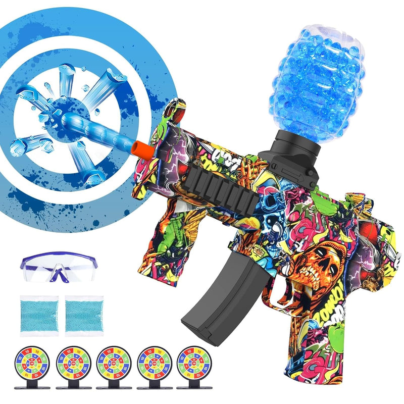 Electric Gel Ball Blaster Splat Orby Gun Automatic, Outdoor Water Play Toys Fo