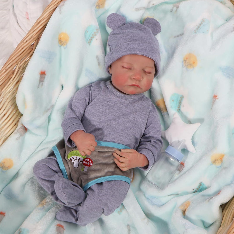 Lifelike Reborn Baby Dolls, 18 Inch Real Life Baby Doll, Lifelike Handmade