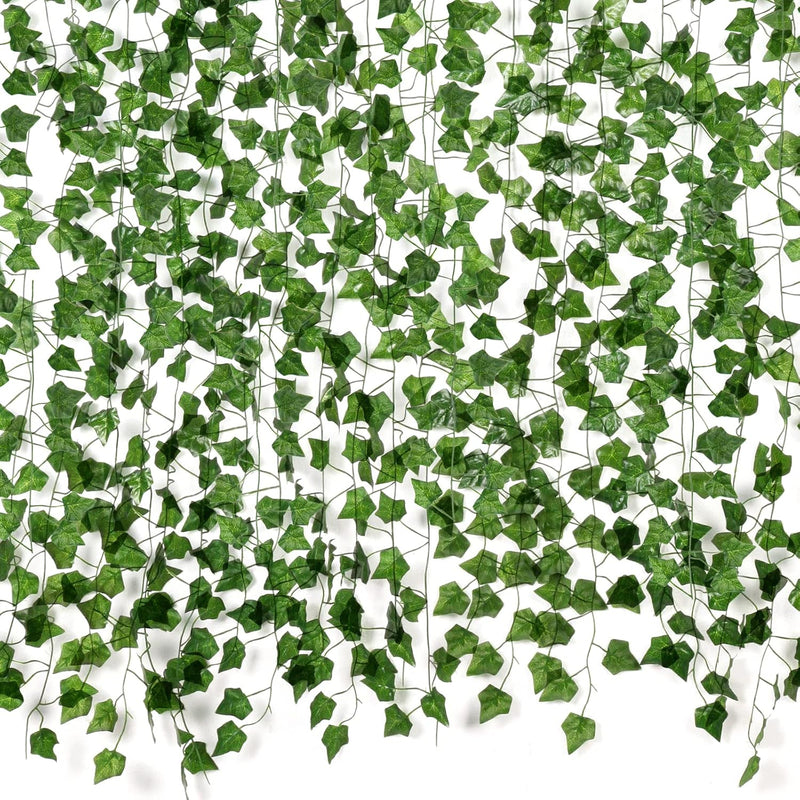Fake Vines For Room Decor(12 Pack 84 Feet) Aesthetic Artificial Plant Ivy Leav
