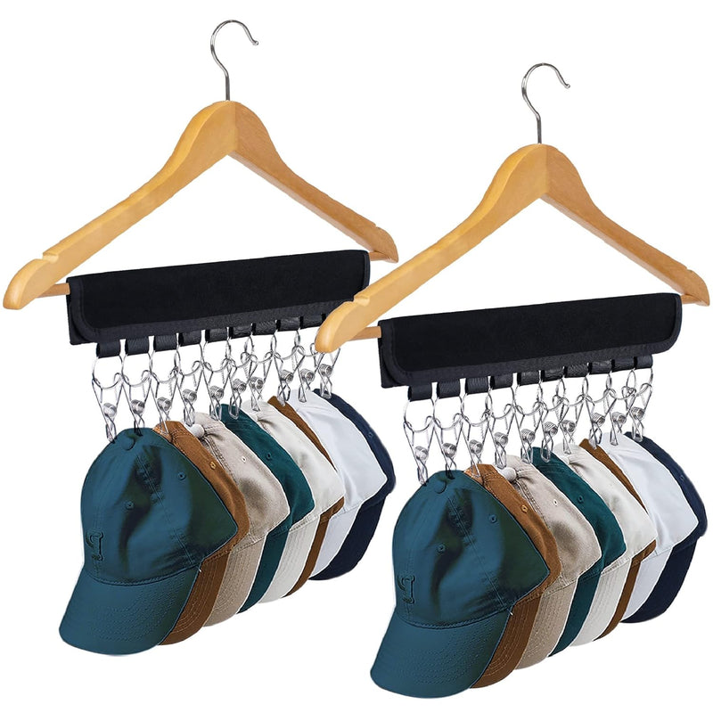 Hat Rack For Baseball Caps Hat Organizer Holder For Hanger & Room Closet Display