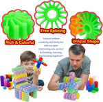 STEM Building Blocks Set for Kids Ages 3-5 with Creative Construction Play