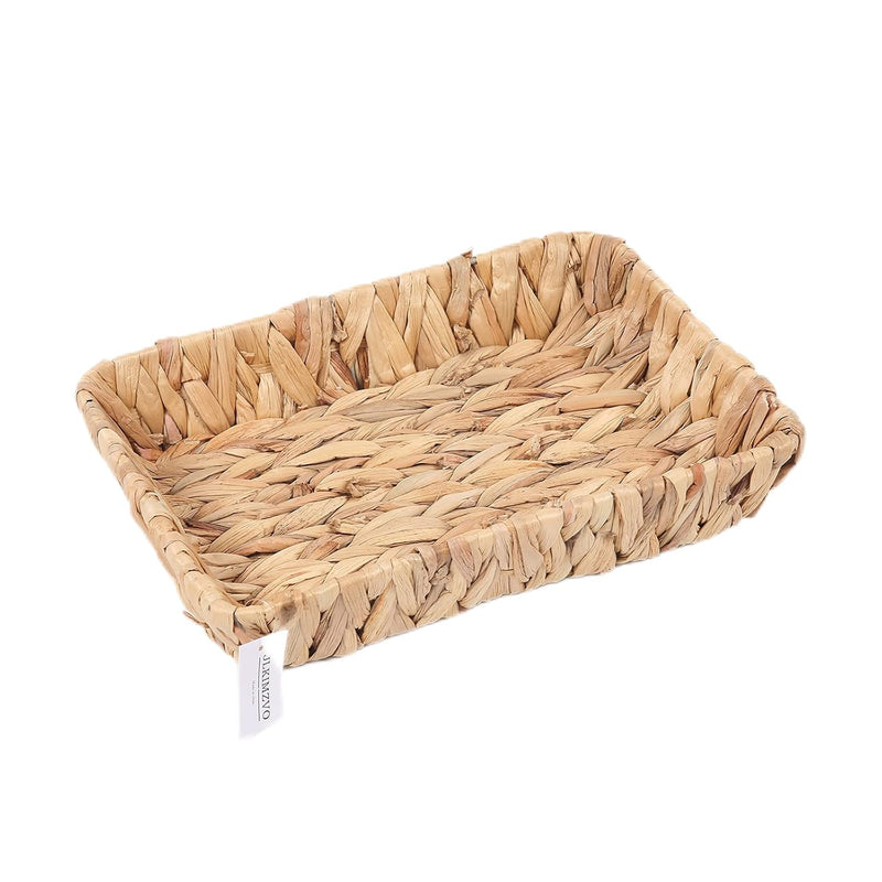 Hand-Woven Large Storage Baskets, Water Hyacinth Wicker Baskets For Organizing,W