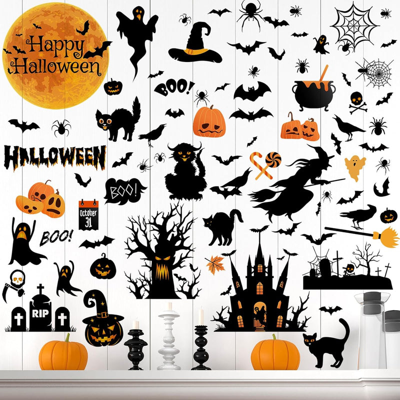 6 Sheets/ 214 Pcs Valentine'S Day Wall Decals Removable Love Heart Wall Sticke
