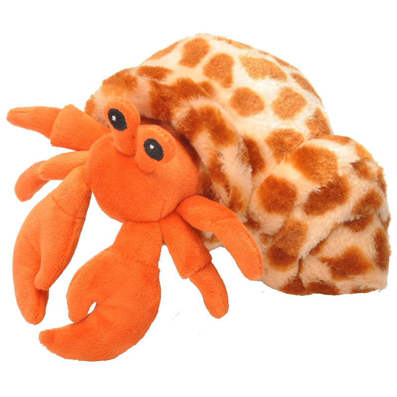 Wild Republic Hermit Crab Plush, Stuffed Animal, Plush Toy, Gifts for Kids,