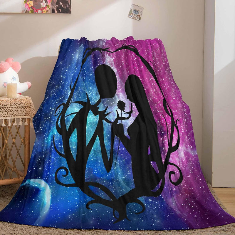 Before Christmas Blanket Throw 50X60 Inch Soft Bedding Set For Kids