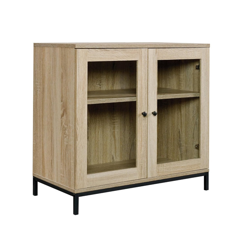 420035 North Avenue Display Cabinet, For Tvs Up To 32", Charter Oak Finish