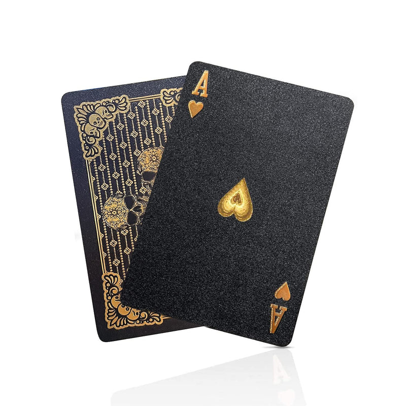 Diamond Waterproof Black Playing Cards, Poker Cards, Hd, Deck Of Cards (Gol