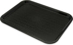 Café Standard Cafeteria / Fast Food Tray, 12" x 16", Black