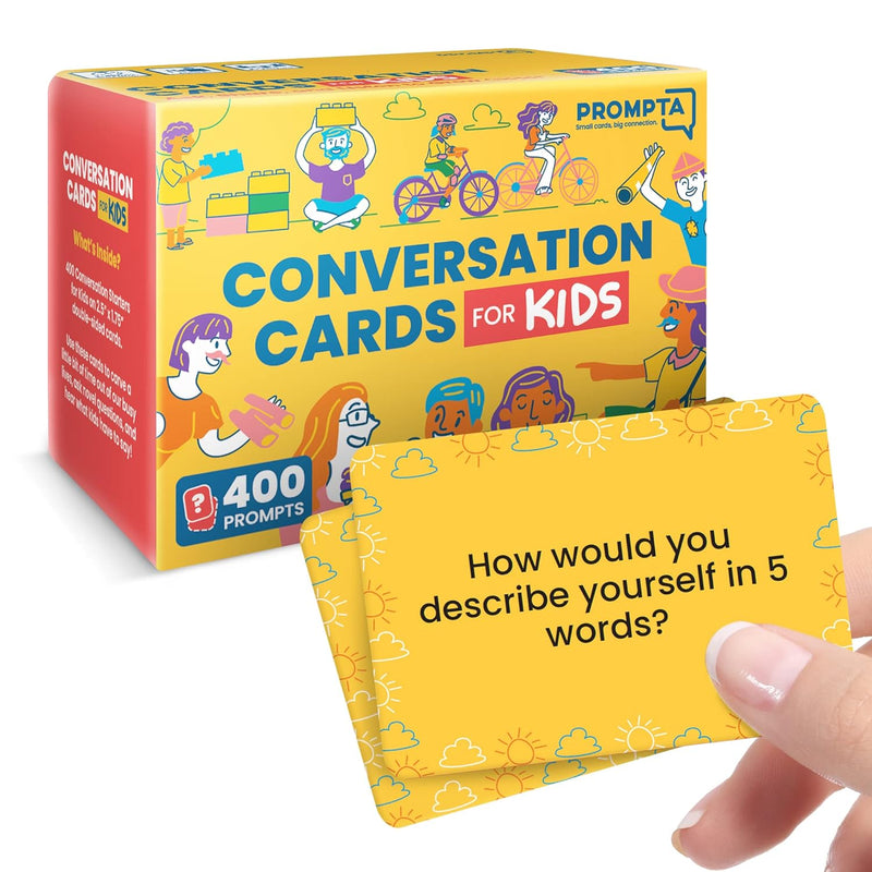 Conversation Cards For Kids 400 Fun Conversation Starters For Family Game N