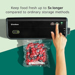 recut Vacuum Sealer Bags for Airtight Food Storage and Sous Vide Cooking, BPA-Free, 1 Quart, 44 Count