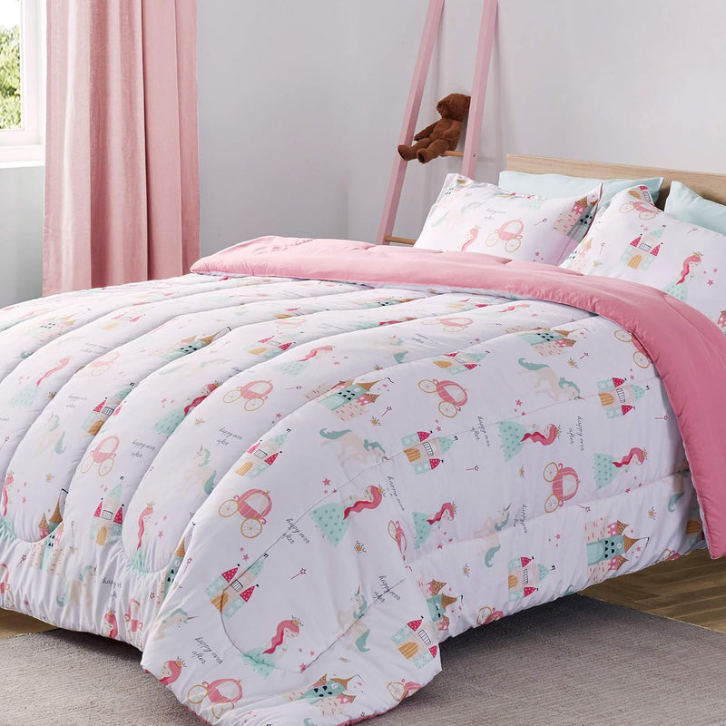 Kids Bedding Twin Comforter Set - Super Soft & Cute Printed 2-Piece Comforter