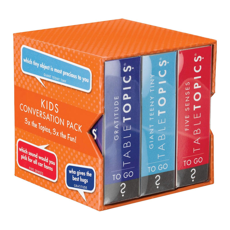 TableTopics Kids Conversation Pack - 120 Conversation Cards for Family Play