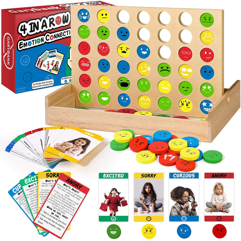 Social Emotional And Feelings Learning Activities Connect 4 Games & 56 Emot