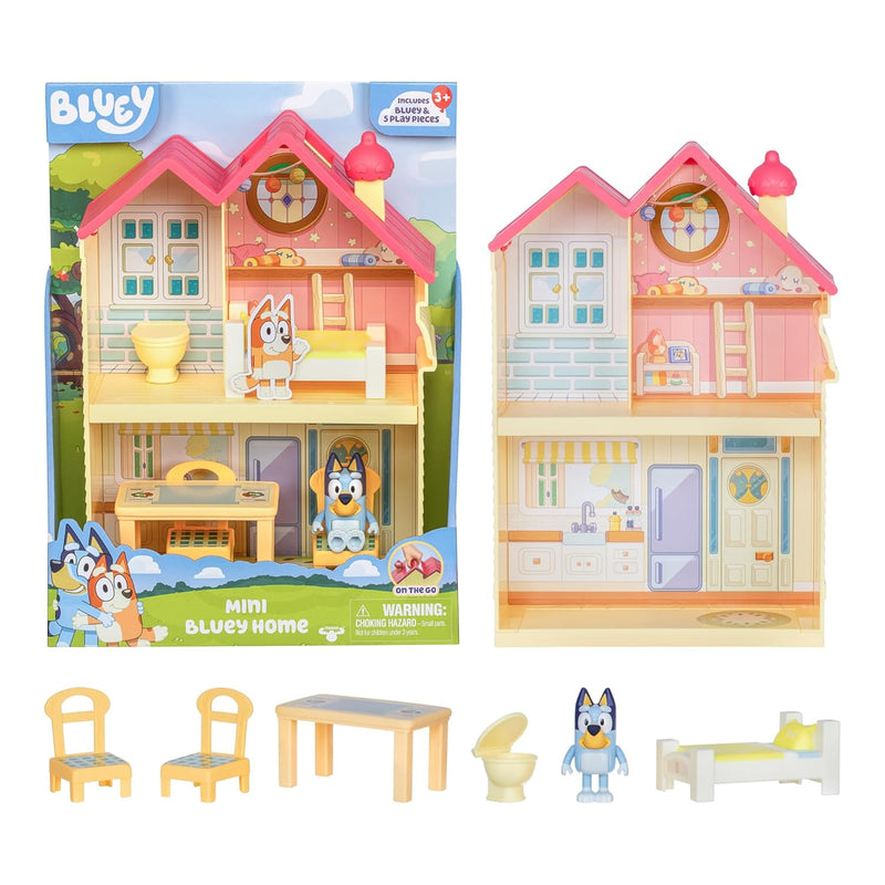 Mini Home Playset Compact House Playset With Carry Handle Three Different R