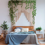 48 Pcs 336Ft Artificial Ivy Fake Vines,Ivy Garland Greenery Garland Fake Hanging Plants Vines Green Leaves for Bedroom Wedding Garden Wall Room Decor