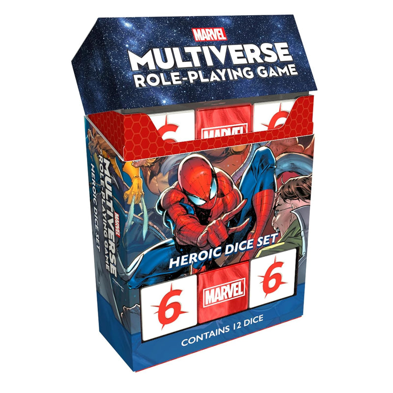 Marvel Multiverse Role-Playing Game Heroic DICE Set Acrylic Dice for Immers