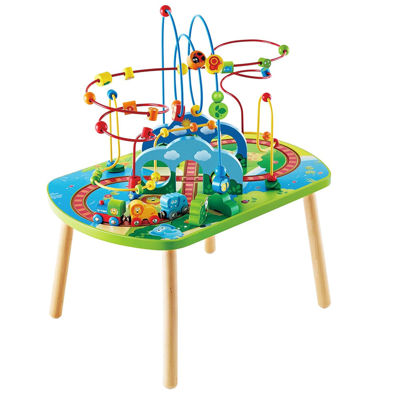 Hape E3824 Jungle Adventure Kids Toddler Wooden Bead Maze & Railway Train T