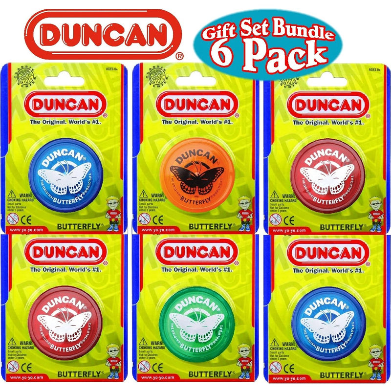 Yo Yo Butterfly Gift Set Bundle 6 Pack (Assorted Colors)