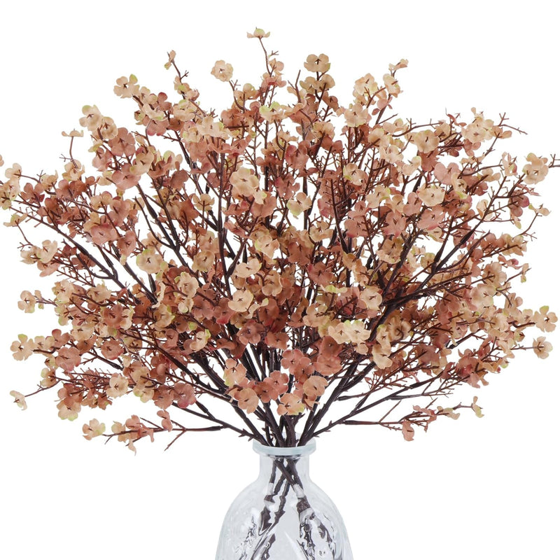 Babys Breath Artificial Flowers 6 Bundles Faux Gypsophila Bouquet Real Touch E
